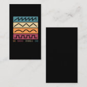 モジュラーシンセサイザ同期ヴィンテージアナログ波形 名刺 (正面/裏面)