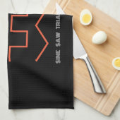 モジュラーシンセサイザ波形合成アナログ キッチンタオル (四つ折り)