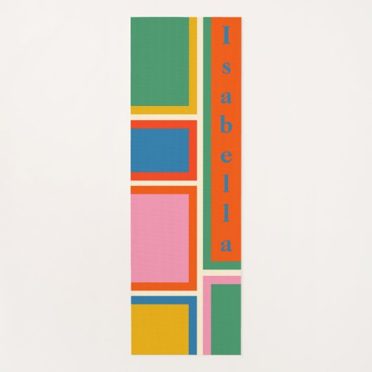 モジュラーモダンレトロ幾何パーソナライズされたヨガM ヨガマット (正面)