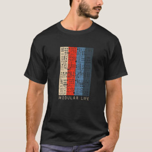 モジュラーライフ電子ミュージカル楽器同期 Tシャツ