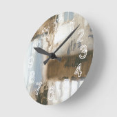 モジュラーレイアウトI ラウンド壁時計 (傾斜)