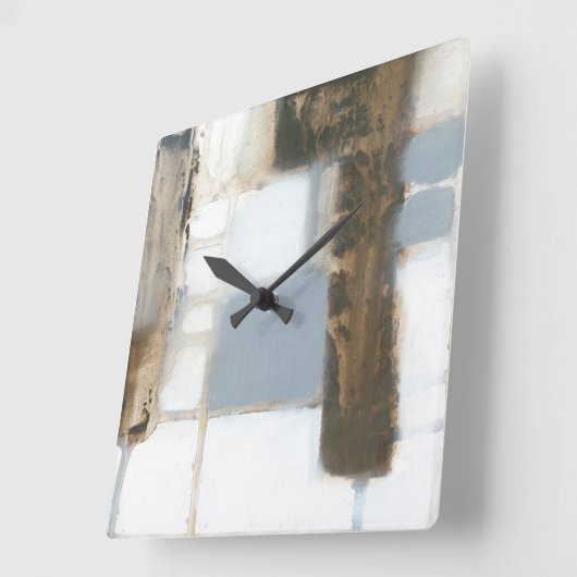 モジュラーレイアウトII スクエア壁時計 (傾斜)