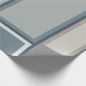 モジュラー中央世紀の幾何モダンパターン ラッピングペーパー (角)