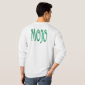 モジョの男 白 ロングTシャツ 裏 Tシャツ (裏面フル)