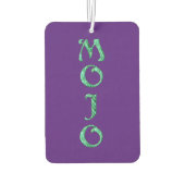 モジョパープルカー空気清浄機 カーエアーフレッシュナー (裏面)