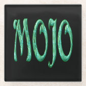 モジョブラックガラスコースター ガラスコースター (正面)