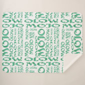 モジョホワイトシェルパ毛布 シェルパブランケット (正面(横))