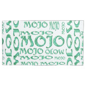 モジョ白いキングピローケース 枕カバー (正面左)