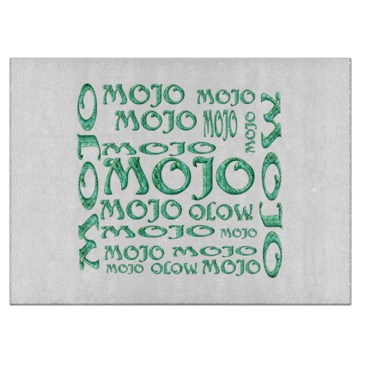 モジョ白ガラス板 カッティングボード (正面)