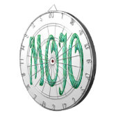 モジョ・ホワイト・ダーツボード ダーツボード (正面右)