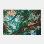 モスアガテグリーンクリスタルジオード抽象芸術 ドアマット (正面)