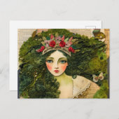 モスウーマンフェアユタールコラージュ ポストカード (正面/裏面)