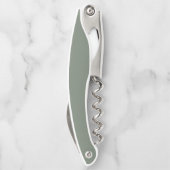 モスエレガントグリーン結婚の感謝の好意 ソムリエナイフ (裏面)