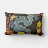 モスカバーされた石の紅葉装飾用クッション ランバークッション (裏面)