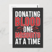 モスキートキャンピングキャンパー自然アドベンチャーハイカー ポストカード (正面/裏面)