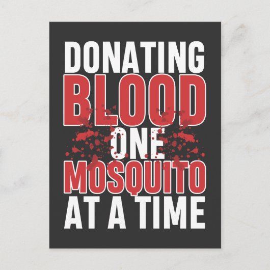 モスキートキャンピングキャンパー自然アドベンチャーハイカー ポストカード (正面)