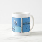 モスキートコーヒージョーク漫画 コーヒーマグカップ (正面右)