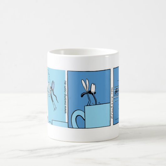 モスキートコーヒージョーク漫画 コーヒーマグカップ (中央)