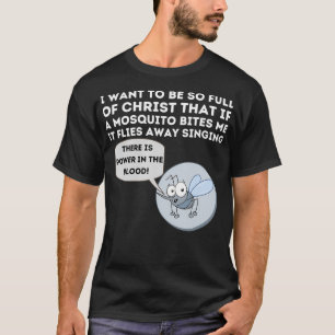 モスキートジョークおもしろい- Christian Bible & Jイエス Tシャツ