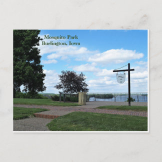 モスキートパーク、バーリントン、アイオワ ポストカード