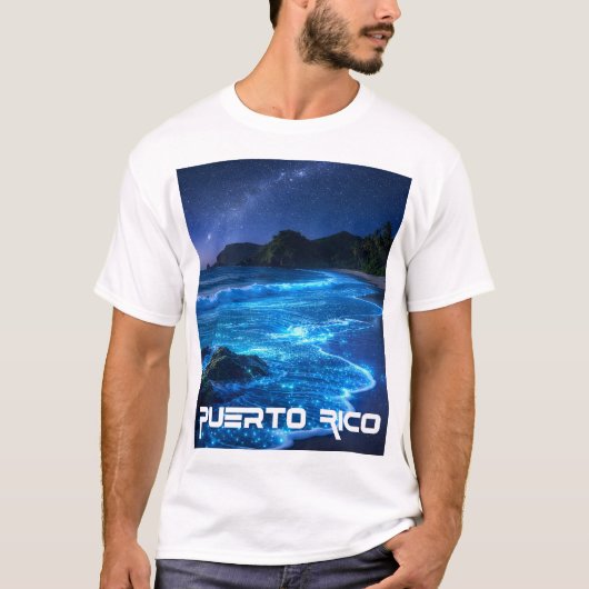 モスキート湾 - プエルトリコ Tシャツ (正面)
