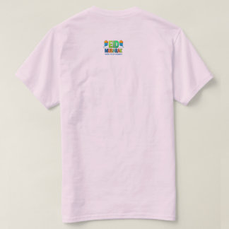 モスクが描かれたカラフルなeid mubarakグリーティングカード tシャツ