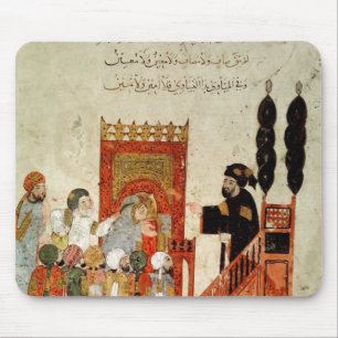 モスクで説教するAbou Zayd マウスパッド
