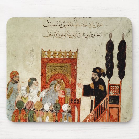 モスクで説教するAbou Zayd マウスパッド (正面)