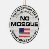 モスクなし（地上ゼロ） セラミックオーナメント (右)