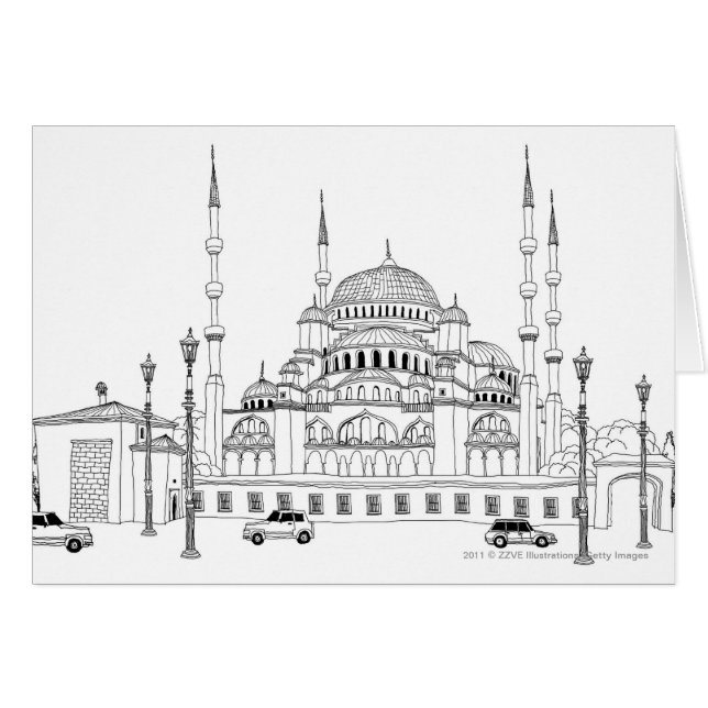 モスクによる交通 (正面横)