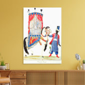 モスクに行く途中のトルコの王女 キャンバスプリント (インサイチュ (リビング))