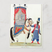 モスクに行く途中のトルコの王女 ポストカード (正面)