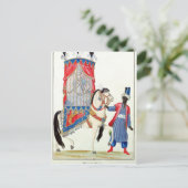 モスクに行く途中のトルコの王女 ポストカード (スタンド正面)