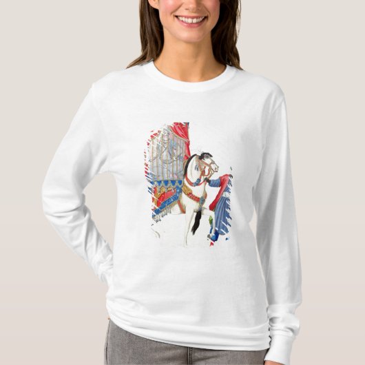 モスクに行く途中のトルコの王女 Tシャツ (正面)