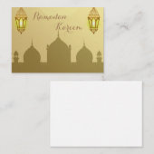 モスクのイードムバラクのカード ノートカード (正面/裏面)