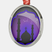 モスクのデザイン メタルオーナメント (左)