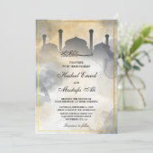 モスクのムスリム結婚式招待状 招待状 (スタンド正面)