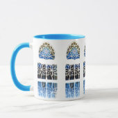 モスクのロビーの窓1の白 マグカップ (左)