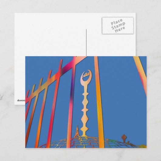 モスクの頂上 ポストカード (正面/裏面)