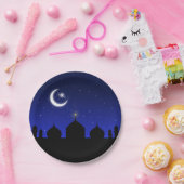 モスクシルエットアットナイト – 紙プレート ペーパープレート (パーティー)