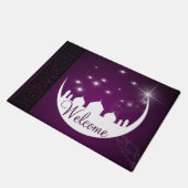 モスクシルエットウェルカムドアマット付きムーン ドアマット (アングル)
