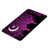 モスクシルエットパープルナイト – フレキシブル磁石 マグネット (左側)