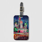 モスクパーソナライズされたラゲッジタグ ラゲッジタグ (正面縦)