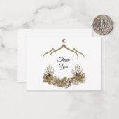 モスクフラワーサンキューカード ノートカード (正面/裏面インサイチュ)