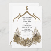 モスクフラワー 招待状 (正面/裏面)