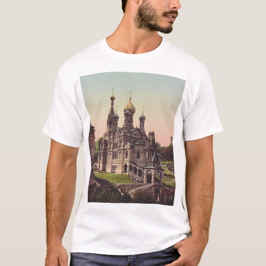 モスクロシアのワ正教会 Tシャツ (正面)