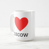 モスクワが大好き コーヒーマグカップ (正面左)