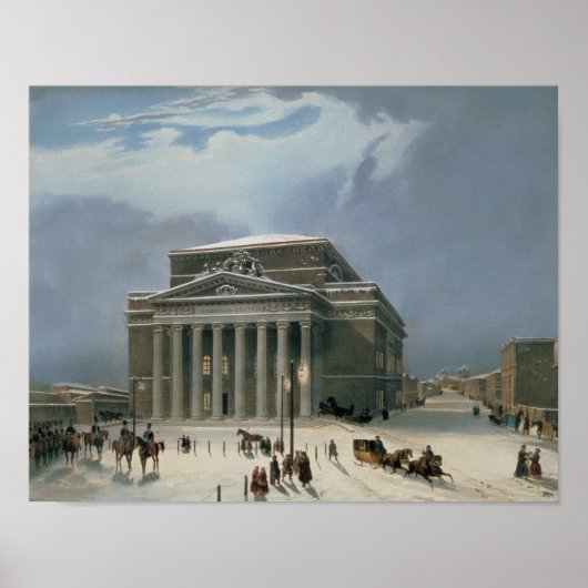 モスクワのボルショイ劇場 ポスター (正面)