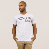 モスクワのラバのお気に入りのな飲み物のTシャツ Tシャツ (正面フル)