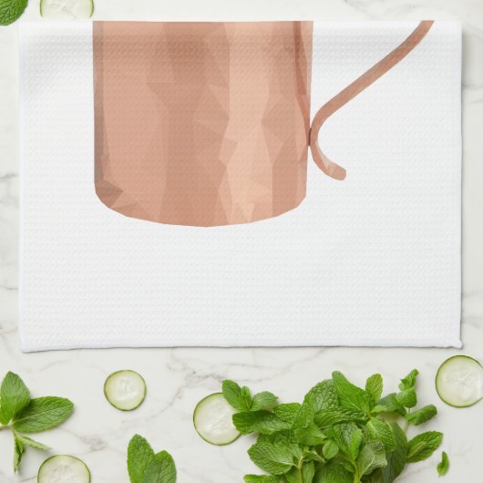 モスクワのラバの台所タオルの幾何学的で低い多芸術 キッチンタオル (折り畳み)